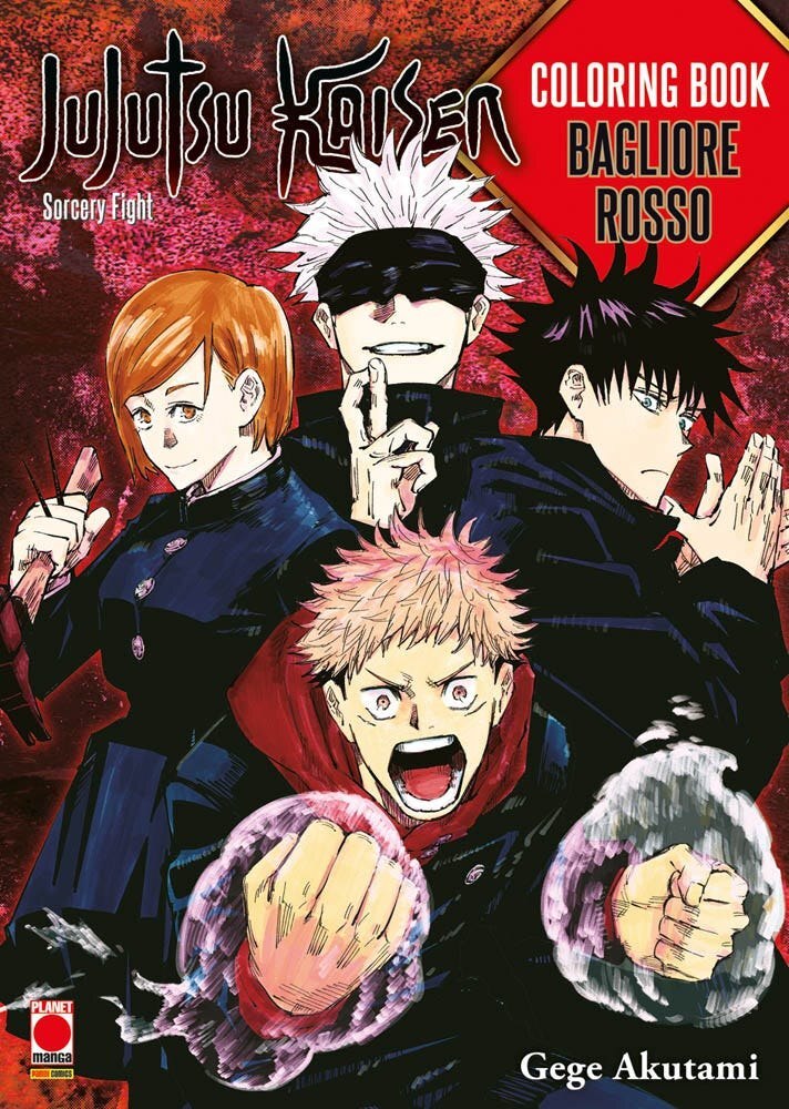 Jujutsu Kaisen Coloring Book - Bagliore rosso